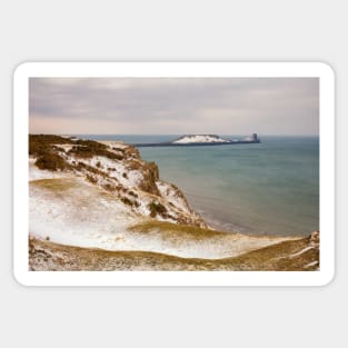 Worms Head, Rhossili Bay, Gower Sticker